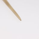 HERMES Buffalo Horn Kankanashi plastic Beige Auth 154222-10