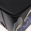 LOEWE Hammock Bag Leather Loewe x Paula's Ibiza Black Silver Auth 154224SM-18