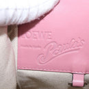 LOEWE Hammock Bag Leather Loewe x Paula's Ibiza Black Silver Auth 154224SM-20