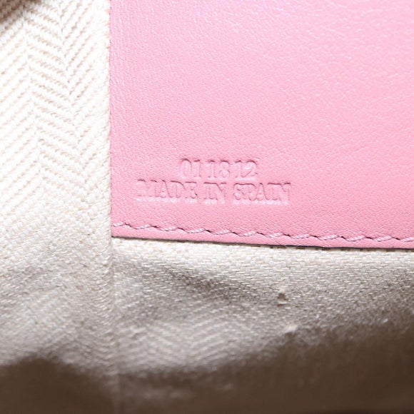 LOEWE Hammock Bag Leather Loewe x Paula's Ibiza Black Silver Auth 154224SM