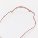 Miu Miu Matelasse Wonder Hand Bag Satin Pink Gold 5BC125 Auth 154226SM-14