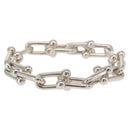 TIFFANY&Co. Hardware Large Bracelet Ag925 Silver Auth 154227SM-13