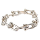 TIFFANY&Co. Hardware Large Bracelet Ag925 Silver Auth 154227SM-2