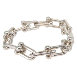 TIFFANY&Co. Hardware Large Bracelet Ag925 Silver Auth 154227SM - 0