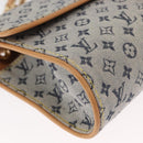 LOUIS VUITTON Monogram Mini Camille Chain Shoulder Bag Blue M92002 Auth 154228SM-10