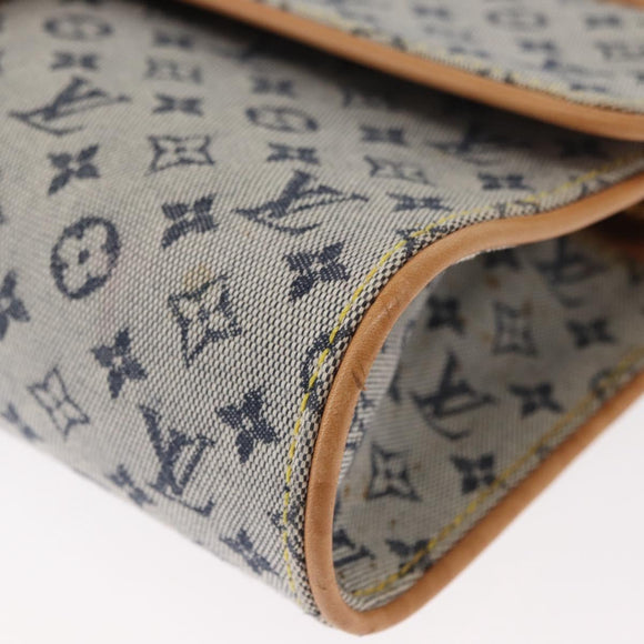 LOUIS VUITTON Monogram Mini Camille Chain Shoulder Bag Blue M92002 Auth 154228SM