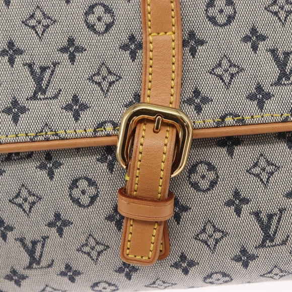 LOUIS VUITTON Monogram Mini Camille Chain Shoulder Bag Blue M92002 Auth 154228SM