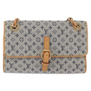 LOUIS VUITTON Monogram Mini Camille Chain Shoulder Bag Blue M92002 Auth 154228SM-2