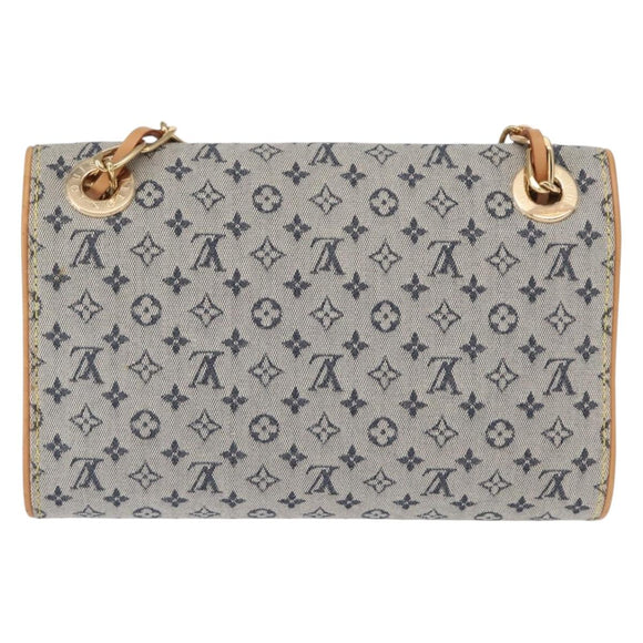 LOUIS VUITTON Monogram Mini Camille Chain Shoulder Bag Blue M92002 Auth 154228SM