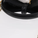 SAINT LAURENT Micro Hand Bag Leather Black Gold Auth 154229SM-7