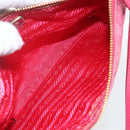 PRADA Shoulder Bag Nylon Pink Gold Auth 154238-10