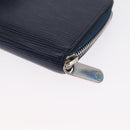 LOUIS VUITTON Epi Zippy Wallet Long Wallet Blue M61873 LV Auth 154243-16