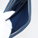 LOUIS VUITTON Epi Zippy Wallet Long Wallet Blue M61873 LV Auth 154243-19