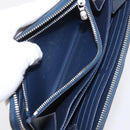 LOUIS VUITTON Epi Zippy Wallet Long Wallet Blue M61873 LV Auth 154243-11