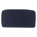 LOUIS VUITTON Epi Zippy Wallet Long Wallet Blue M61873 LV Auth 154243-2
