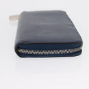 LOUIS VUITTON Epi Zippy Wallet Long Wallet Blue M61873 LV Auth 154243-3