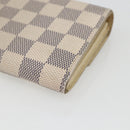 LOUIS VUITTON Damier Azur Portefeuille Sarah Long Wallet N61735 LV Auth 154245-15