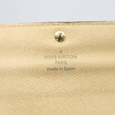 LOUIS VUITTON Damier Azur Portefeuille Sarah Long Wallet N61735 LV Auth 154245-8