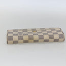 LOUIS VUITTON Damier Azur Portefeuille Sarah Long Wallet N61735 LV Auth 154245-5