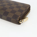 LOUIS VUITTON Damier Ebene Zippy Wallet Long Wallet N41661 LV Auth 154246-15