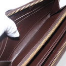 LOUIS VUITTON Damier Ebene Zippy Wallet Long Wallet N41661 LV Auth 154246-19