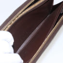 LOUIS VUITTON Damier Ebene Zippy Wallet Long Wallet N41661 LV Auth 154246-20
