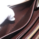 LOUIS VUITTON Damier Ebene Zippy Wallet Long Wallet N41661 LV Auth 154246-23