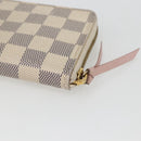 LOUIS VUITTON Damier Azur Portefeuille Clemence Long Wallet N61264 Auth 154247-15