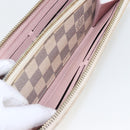LOUIS VUITTON Damier Azur Portefeuille Clemence Long Wallet N61264 Auth 154247-20