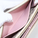 LOUIS VUITTON Damier Azur Portefeuille Clemence Long Wallet N61264 Auth 154247-21