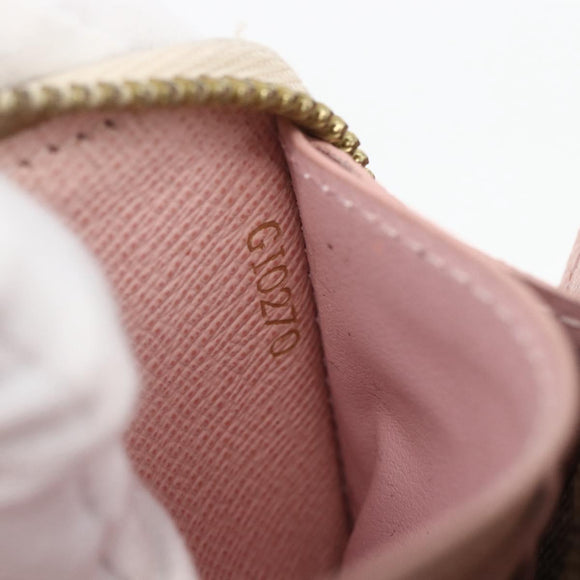 LOUIS VUITTON Damier Azur Portefeuille Clemence Long Wallet N61264 Auth 154247