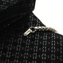 Salvatore Ferragamo Chain Shoulder Bag Suede Black Silver Auth 154248V-19