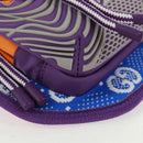 GUCCI Interlocking G Waist Bag Nylon Purple Silver 752102 Auth 154250M-12