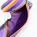 GUCCI Interlocking G Waist Bag Nylon Purple Silver 752102 Auth 154250M-22