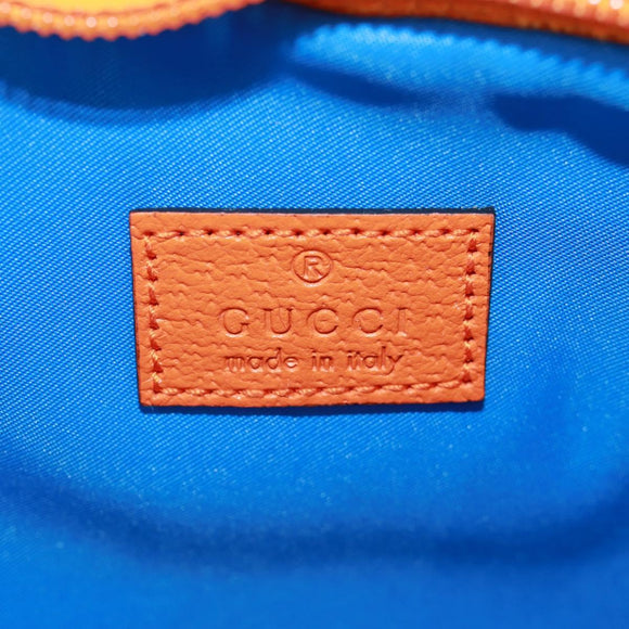 GUCCI Interlocking G Waist Bag Nylon Purple Silver 752102 Auth 154250M