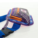 GUCCI Interlocking G Waist Bag Nylon Purple Silver 752102 Auth 154250M-5