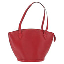 LOUIS VUITTON Epi Saint Jacques Shopping Shoulder Bag Red M52277 LV Auth 154251-1