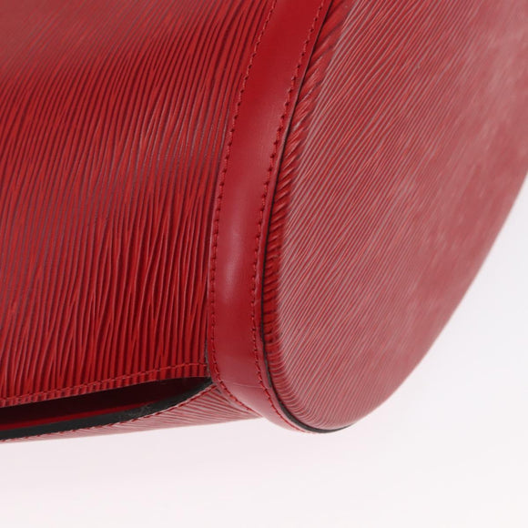 LOUIS VUITTON Epi Saint Jacques Shopping Shoulder Bag Red M52277 LV Auth 154251