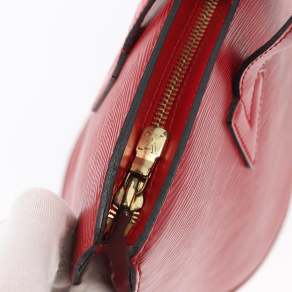 LOUIS VUITTON Epi Saint Jacques Shopping Shoulder Bag Red M52277 LV Auth 154251