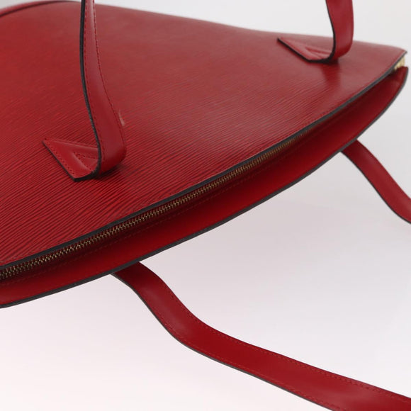 LOUIS VUITTON Epi Saint Jacques Shopping Shoulder Bag Red M52277 LV Auth 154251