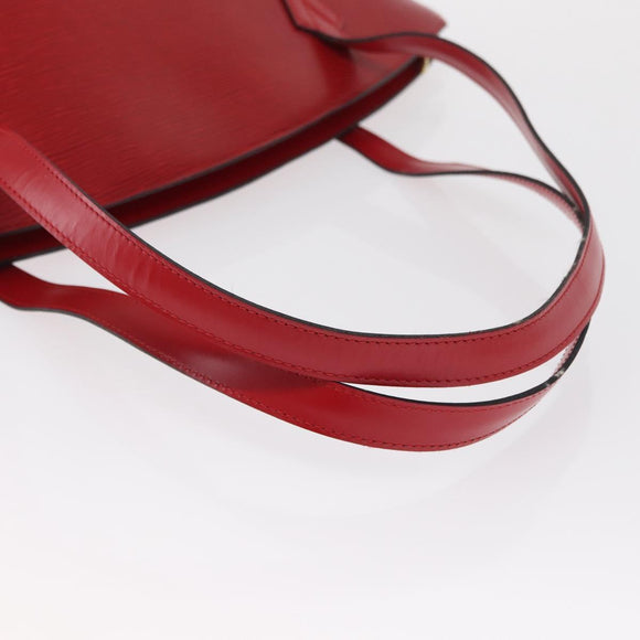LOUIS VUITTON Epi Saint Jacques Shopping Shoulder Bag Red M52277 LV Auth 154251