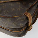 LOUIS VUITTON Monogram Saumur 30 Shoulder Bag M42256 LV Auth 154252-15