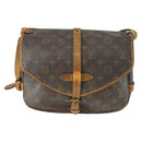 LOUIS VUITTON Monogram Saumur 30 Shoulder Bag M42256 LV Auth 154252-13