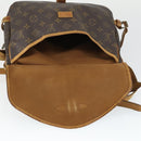 LOUIS VUITTON Monogram Saumur 30 Shoulder Bag M42256 LV Auth 154252-23