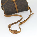 LOUIS VUITTON Monogram Saumur 30 Shoulder Bag M42256 LV Auth 154252-7
