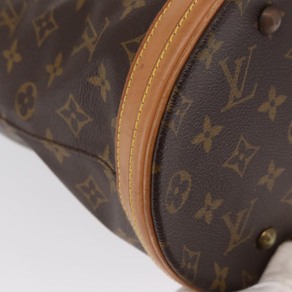 LOUIS VUITTON Monogram Bucket GM Shoulder Bag M42236 LV Auth 154253
