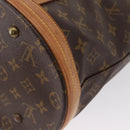 LOUIS VUITTON Monogram Bucket GM Shoulder Bag M42236 LV Auth 154253-9