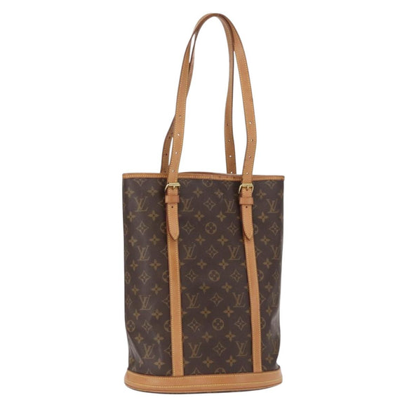 LOUIS VUITTON Monogram Bucket GM Shoulder Bag M42236 LV Auth 154253