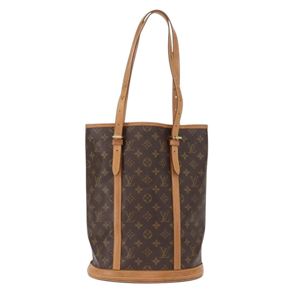 LOUIS VUITTON Monogram Bucket GM Shoulder Bag M42236 LV Auth 154253