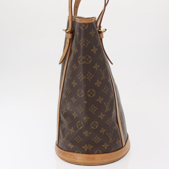 LOUIS VUITTON Monogram Bucket GM Shoulder Bag M42236 LV Auth 154253